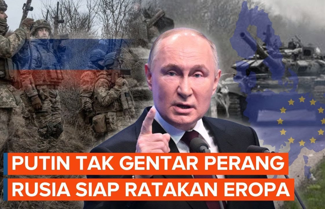 Putin Tegaskan Rusia Siap Menghadapi Jika Eropa Menantang